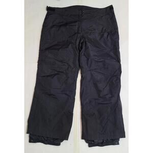LL Bean Snow Pants Mens Sz 2XL Black Insulated Ski Snowboard Outdoor Winter EUC